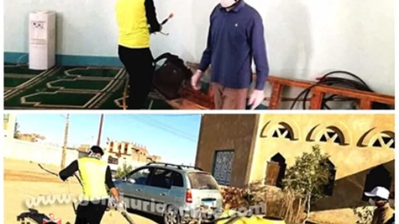 شباب الوادى الجديد يقود مبادرة لتطهير القري من كورونا المستجد فى 24 ساعة بالجهود الذاتية