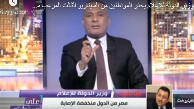 أسامة هيكل: تطبيق السيناريو الثالث بيد المصريين .. والدول «المستهترة» وضعها كارثى.. فيديو
