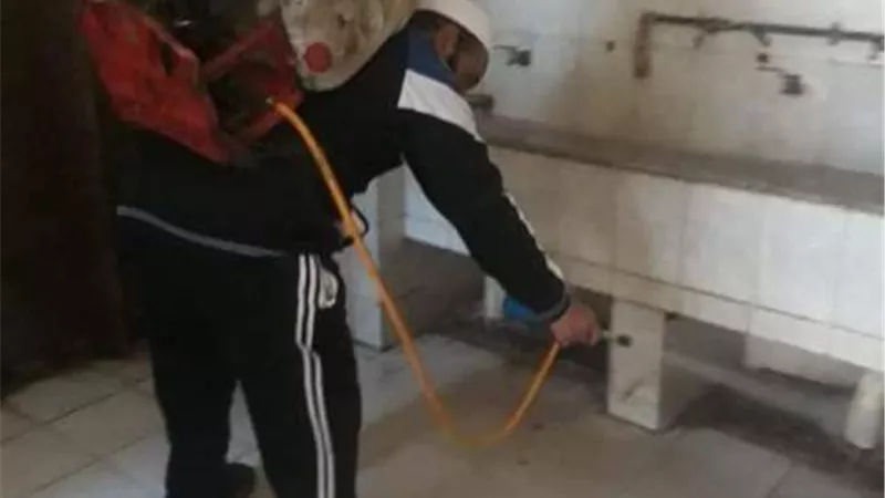 تطهير المنشآت الخدمية في بيلا