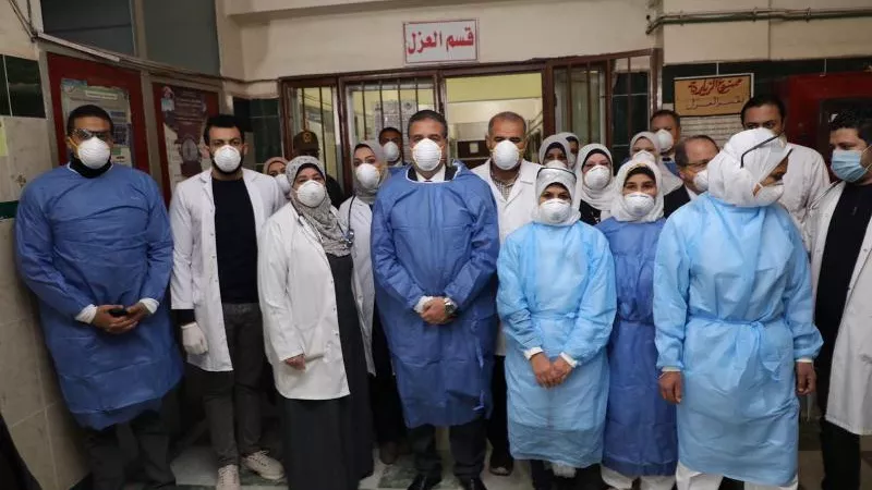 محافظ المنوفية يتفقد حميات شبين الكوم
