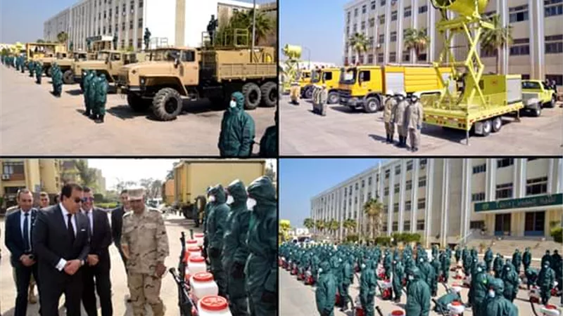 فيديو .. القوات المسلحة تعاون أجهزة الدولة لتنفيذ كافة الإجراءات الوقائية لمجابهة 