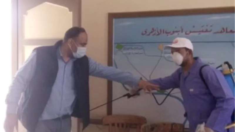 اسيوط الازهرية تبادر بتعقيم المعاهد وشيخ المنطقة يؤكد: مصر لن تضام