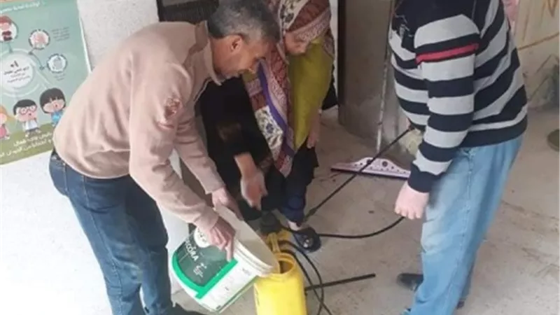 تطهير وتعقيم مدارس كفر الشيخ.. صور