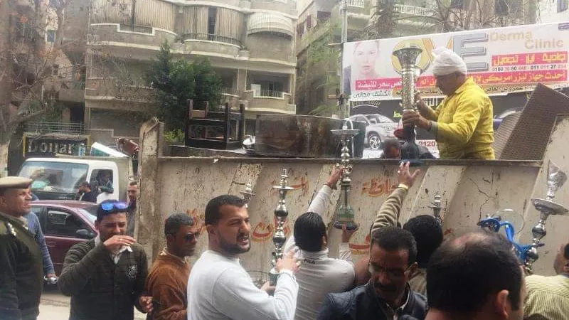 حملات لمصادرة الشيشة من الكافيهات والمحال العامة بالشرقية