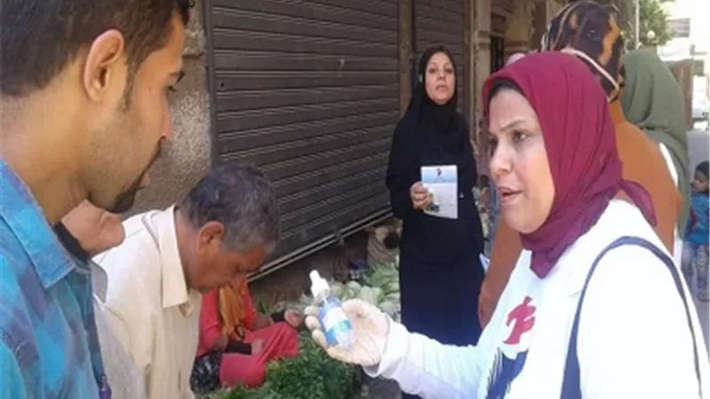 حماة الوطن يواجه كورونا بحملات توعية وتوزيع المطهرات على المواطنين