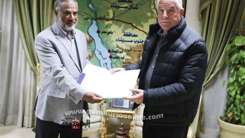 فودة يكرم مدير عام ادارة المشروعات بمدينة شرم الشيخ لبلوغة سن المعاش