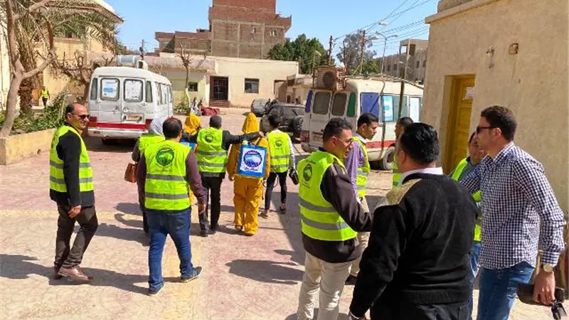 حملات للتطهير والتعقيم بمستقبل وطن ببنى سويف.. بالصور