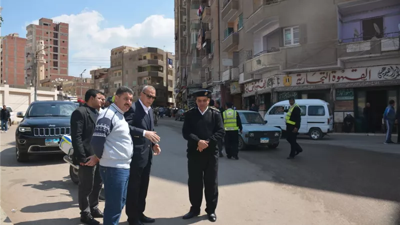 محافظ القليوبية يقود حمله لإزالة الإشغالات والباعة الجائلين