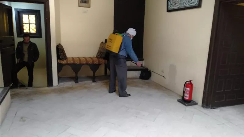 وزيري : بدء إجراءات تعقيم وتطهير المناطق الاثرية بمدينتي الإسكندرية و رشيد