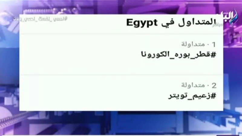 أحمد موسى: هاشتاج قطر بؤرة كورونا يتصدر تويتر
