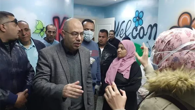 خمسه مرضى بكل عياده بالتناوب بمستشفى بنى سويف الجامعى