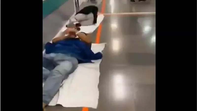 مستشفيات إسبانيا عاجزة عن استقبال حالات كورونا.. والمرضى ملقون على الأرض (فيديو)
