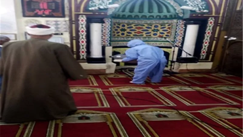 الطب البيطرى بالأقصر يواصل أعمال التعقيم والتطهير