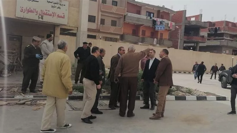 نقل العيادات الخارجية بمستشفى قلين بكفر الشيخ