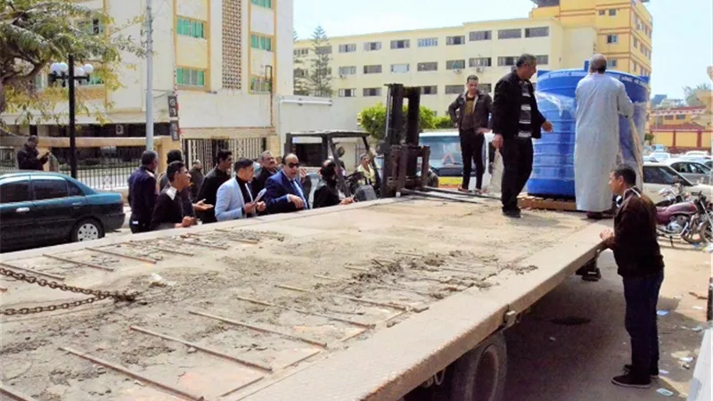 توفير 8 طن كلور لتطهير وتعقيم مراكز ومدن كفرالشيخ