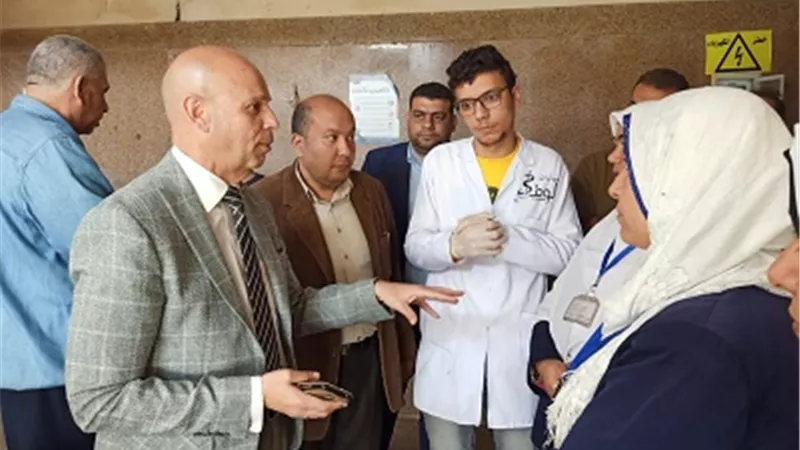 مسعود يتابع تقديم الخدمة الطبية فى مستشفيى كفر صقر وحميات سنجها