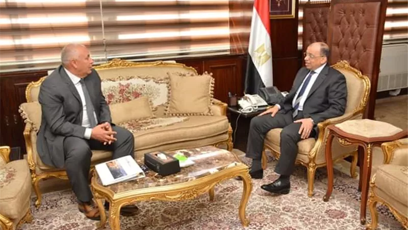 شعراوي يلتقي الزملّوط لبحث مشروعات حياة كريمة بتكلفة 54 مليون فى الوادى الجديد