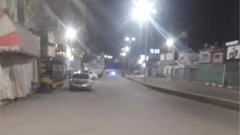 شوارع أبوكبير خالية استجابة لحظر التجوال.صور