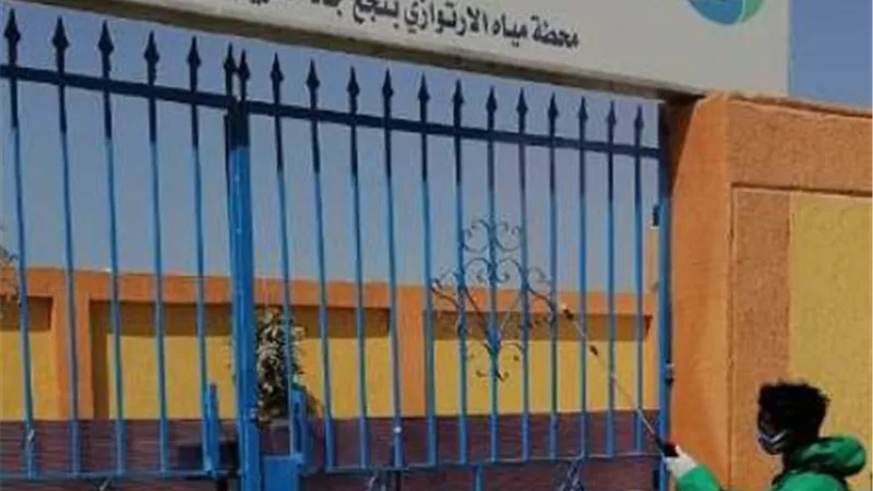 تعقيم إدارة شمال الأقصر لمياه الشرب.صور