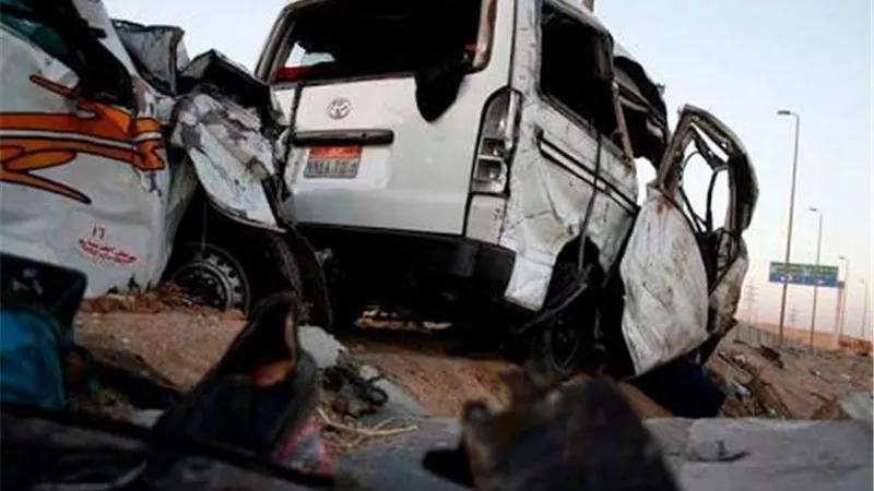 ارتفاع ضحايا حادث الطريق الدائري الاقليمي الي 15 شخصا