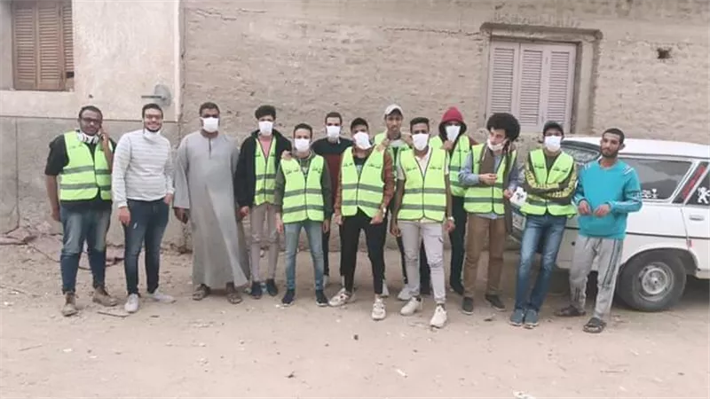 رئيس لجنة الشباب والرياضة بمجلس النواب يقود فريق التعقيم ضد فيروس 