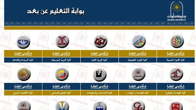 رابط الدخول على التعليم عن بعد بجامعة حلوان
