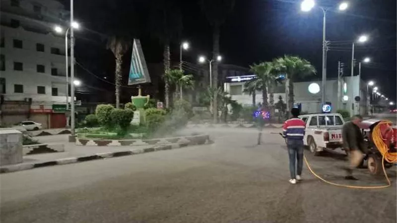 غراب يشيد بتضافر جهود المجتمع المدنى مع الجهاز التنفيذى فى تنفيذ اعمال النظافة والتعقيم