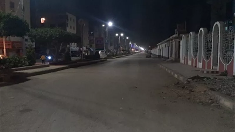 شوارع كفرالشيخ خالية في ساعات اليوم السادس لحظر التجول