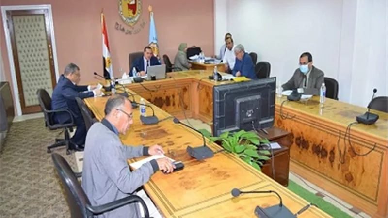 مجلس جامعة سوهاج ينعقد عبر الفيديو كونفرانس ويتابع بث المقررات الاليكترونية