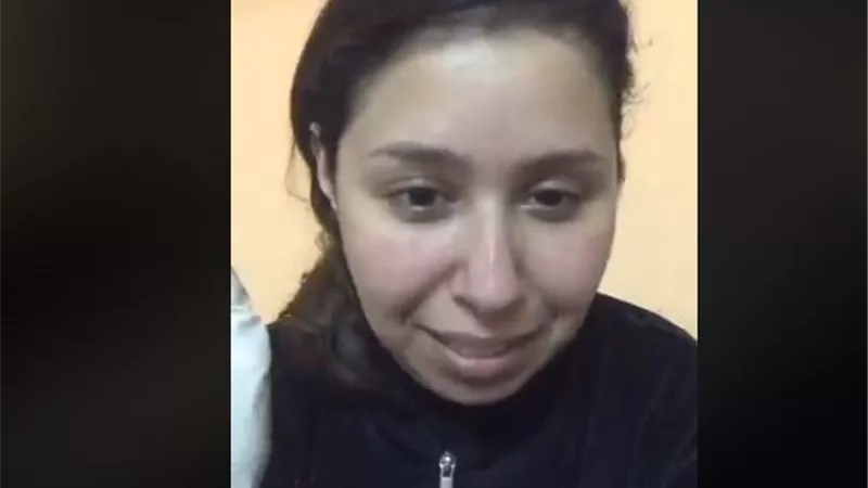 رساله من الفنانه ايناس عز الدين لوزيره الصحه من داخل حميات امبابه