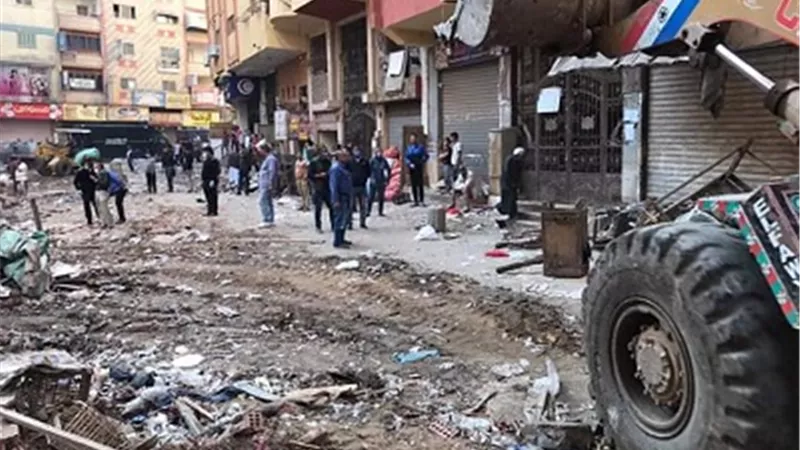 الجيزة تزيل أكبر سوق عشوائي بالهرم و 3 اسواق ببولاق الدكرور