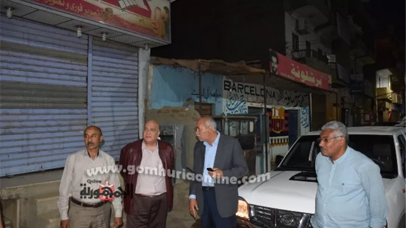 أبو العزايم يتابع حظر التجوال والإجراءات الإحترازية بالقرنة غرب الأقصر