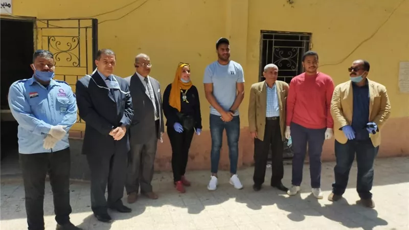 أبوجبل يشارك في حملة التطهير والتعقيم للوقاية من فيروس كرونا