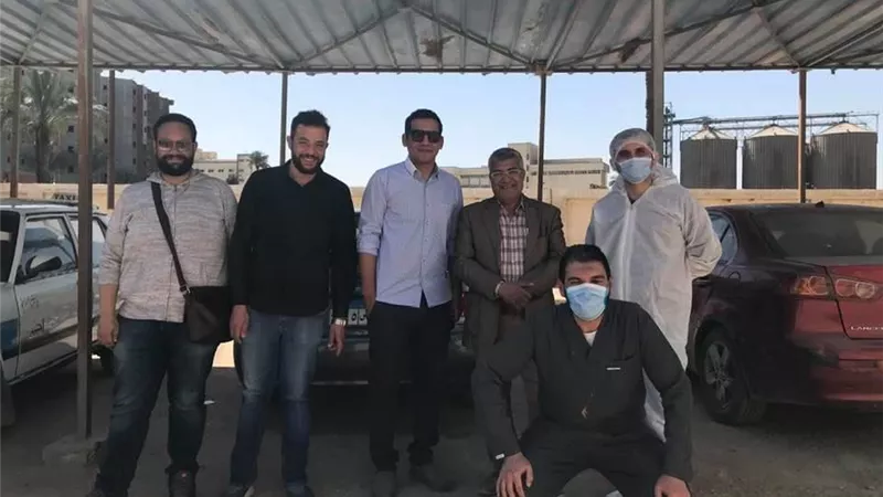 مساهمات مجتمعيه من نقابة المهندسين ببنى سويف للوقايه من كورونا .