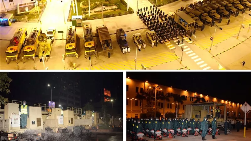 بالفيديو.. القوات المسلحة تنفذ عمليات التعقيم والتطهير الوقائى لميدان رمسيس ومحطةمصر