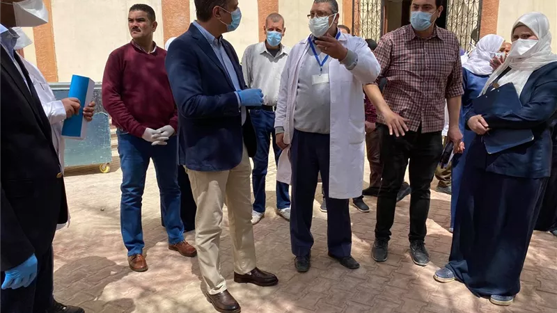 الأنصاري يفاجئ مستشفيات الفيوم
