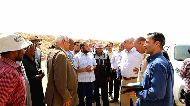 خصم ٥٠ ٪ من القيمة الإيجارية لتحقيق الاكتفاء الذاتي للخضر والفاكهة بالوادى الجديد.صور