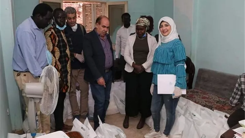 حزب الوفد يواصل دعم الأسر الأكثر احتياجًا من اللاجئين الأفارقة