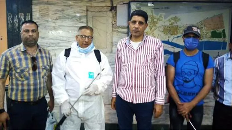 تطهير المساجد والكنائس والمدارس بحى جنوب الجيزة.. صور