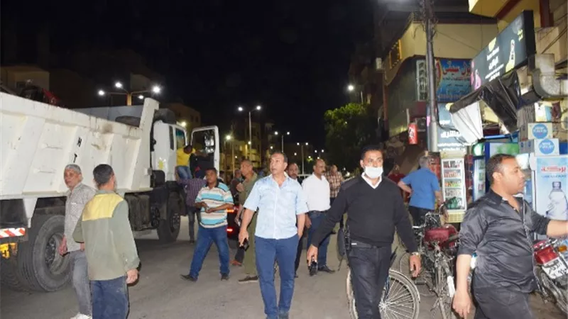 موافى وأبو العزايم يتفقدان إجراءات الحظر ومكافحة كورونا..بالصور