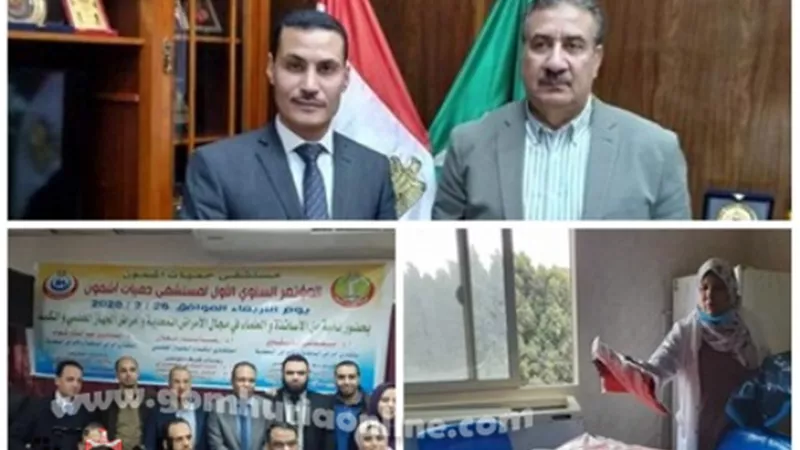 لحماية الجيش الأبيض من فيروس كورونا .. رئيس مجلس أمناء التعليم بالمنوفية يدعم حميات أشمون بأوقية احترازية