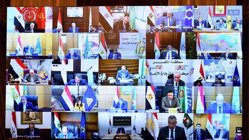 اجتماع مجلس المحافظين برئاسة رئيس الوزراء يتابع تطبيق الإجراءات الإحترازية لمواجهة كورونا