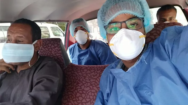 حملات صحية للطب الوقائى لتقصى المخالطين للحالات الإيجابية بالأقصر