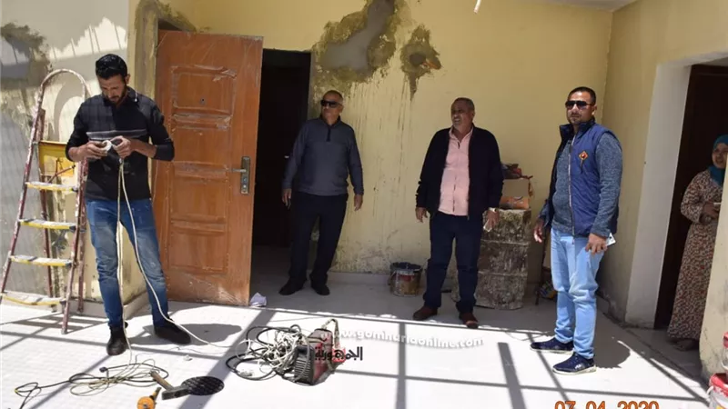 جهاز مدينة الشيخ زايد يشن حملة مكبرة لإزالة مخالفات البناء بالمدينة