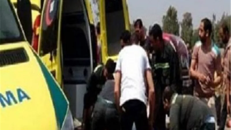 اصابة ٤٣ طفلاً فى حادث انقلاب سياره بأبو تشت