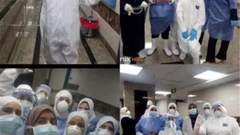 جامعة بنها تشكر الفريق الطبى المشارك فى اعمال الحجر الصحى بقها