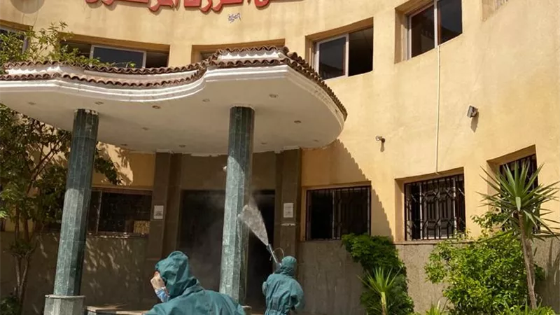 محافظ دمياط تطهير وتعقيم مستشفيات فارسكور والزرقا والسرو