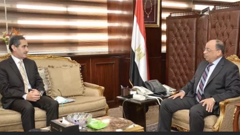شعراوى يبحث مع محافظ الغربية ونائبة تطوير مصانع تدوير المخلفات بمشاركة وزارة الإنتاج الحربي