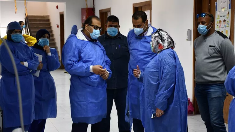 سبعة غرف للعزل مزودة بأجهزة تنفس صناعي بجامعة القناة