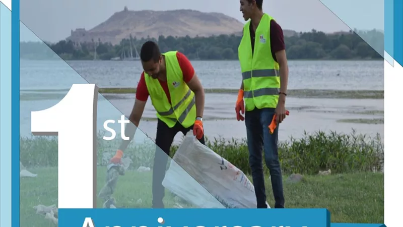 ننشر الحصاد السنوي الأول لمؤسسة شباب بتحب مصر فى حملة نظافة الشواطئ